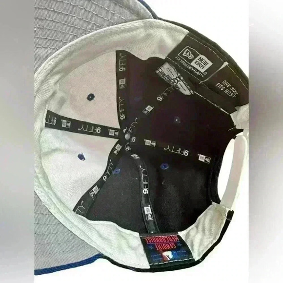 Kansas City Royals New Era Blue White One Size Fits Most 9Fifty Baseball Hat Cap - Picture 4 of 9